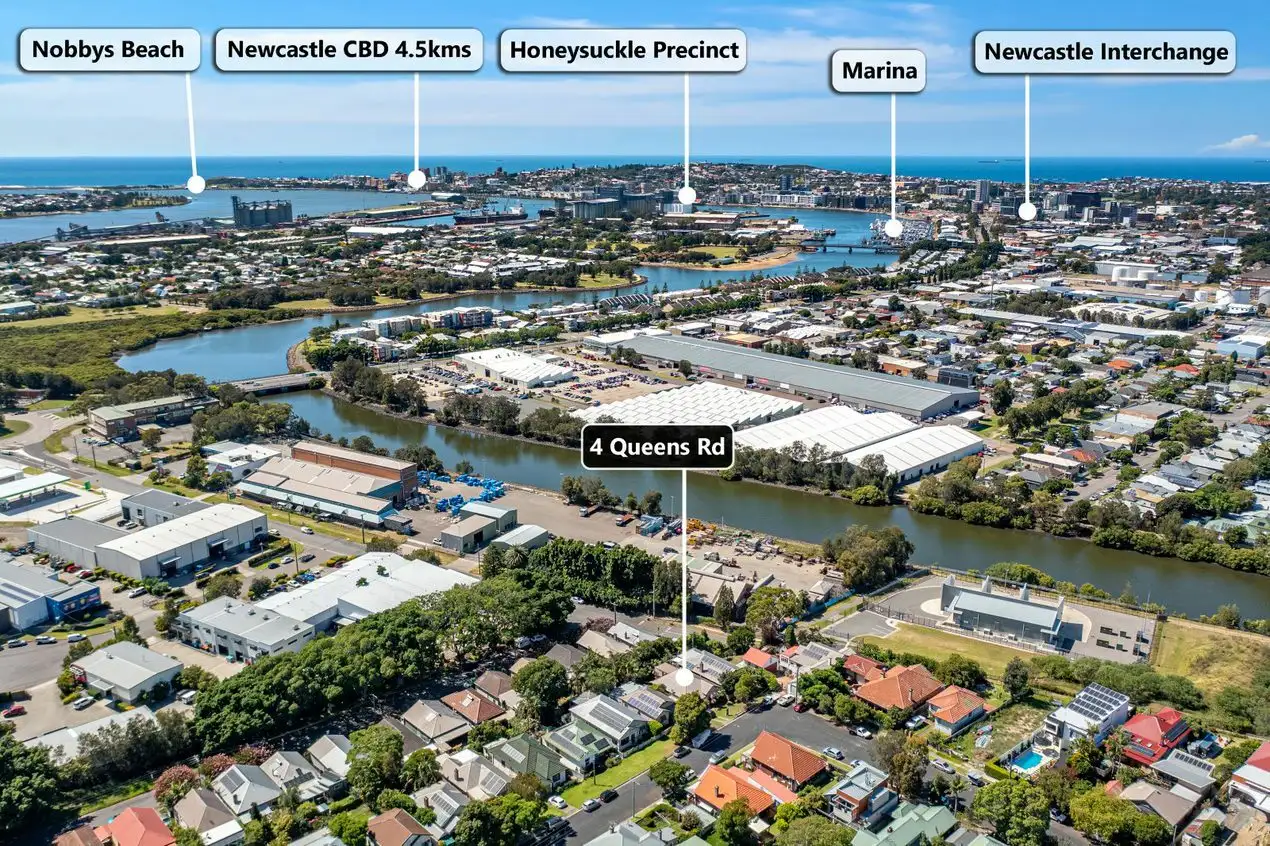 Main view of Homely house listing, 4 Queens Rd, Tighes Hill NSW 2297