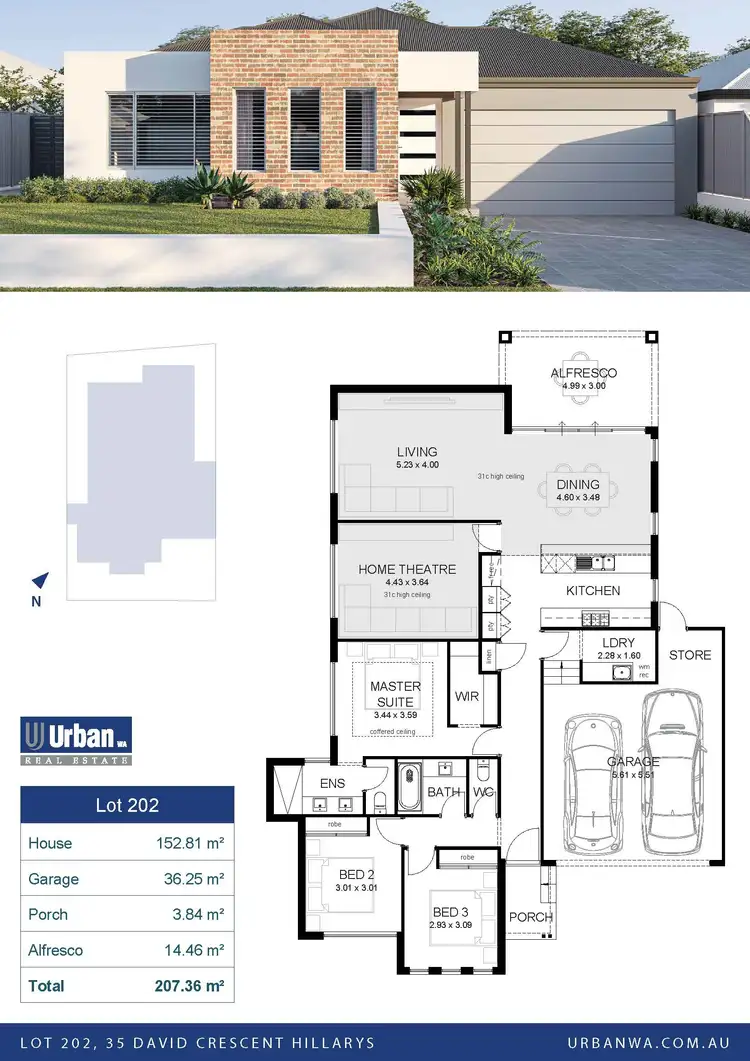 Second view of Homely house listing, 35 David Cres, Hillarys WA 6025