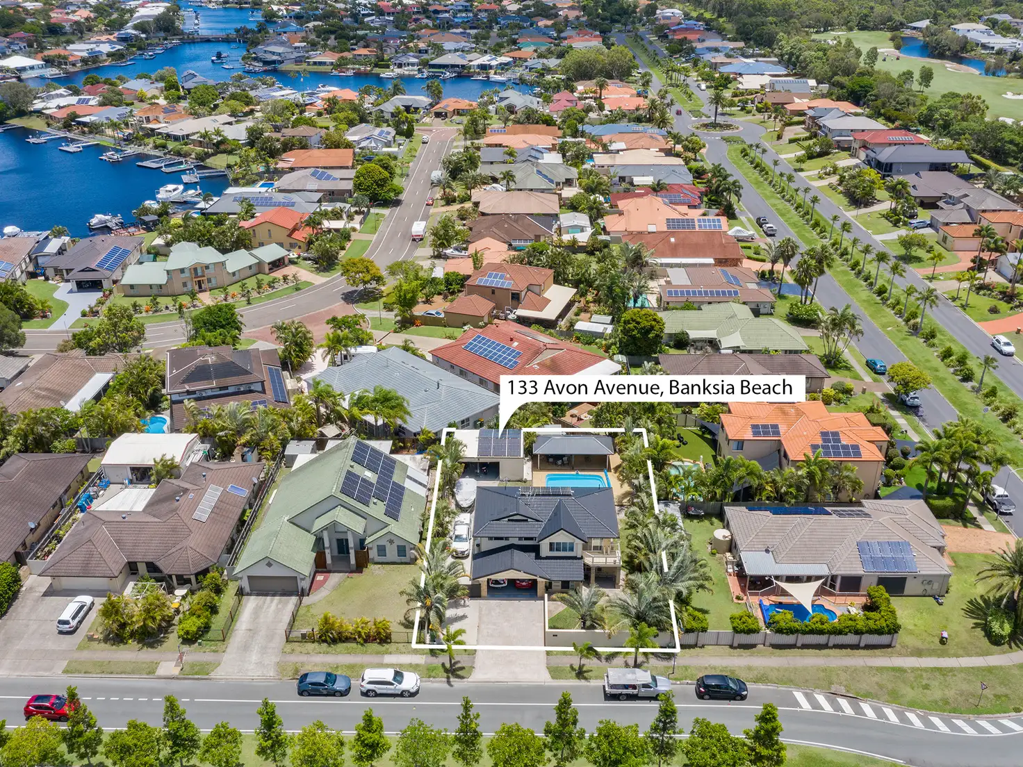 Main view of Homely house listing, 133 Avon Ave, Banksia Beach QLD 4507