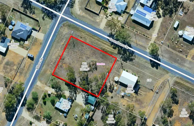 Main view of Homely land listing, Lot 801 Goomburra Street, Hendon QLD 4362