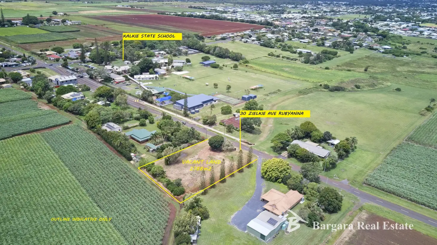 Main view of Homely land listing, 30 Zielke Ave, Rubyanna QLD 4670