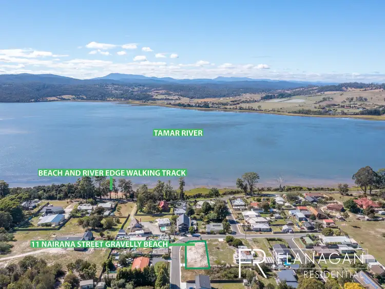 Main view of Homely land listing, 11 Nairana St, Gravelly Beach TAS 7276