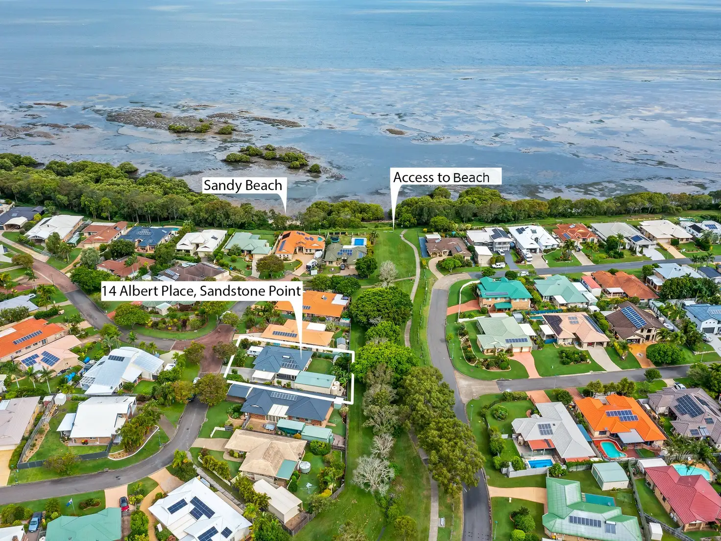 Main view of Homely house listing, 14 Albert Pl, Sandstone Point QLD 4511