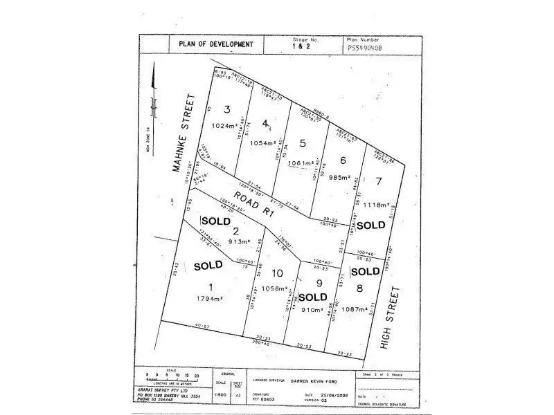 Main view of Homely land listing, L6 Holmes Court, Stawell VIC 3380