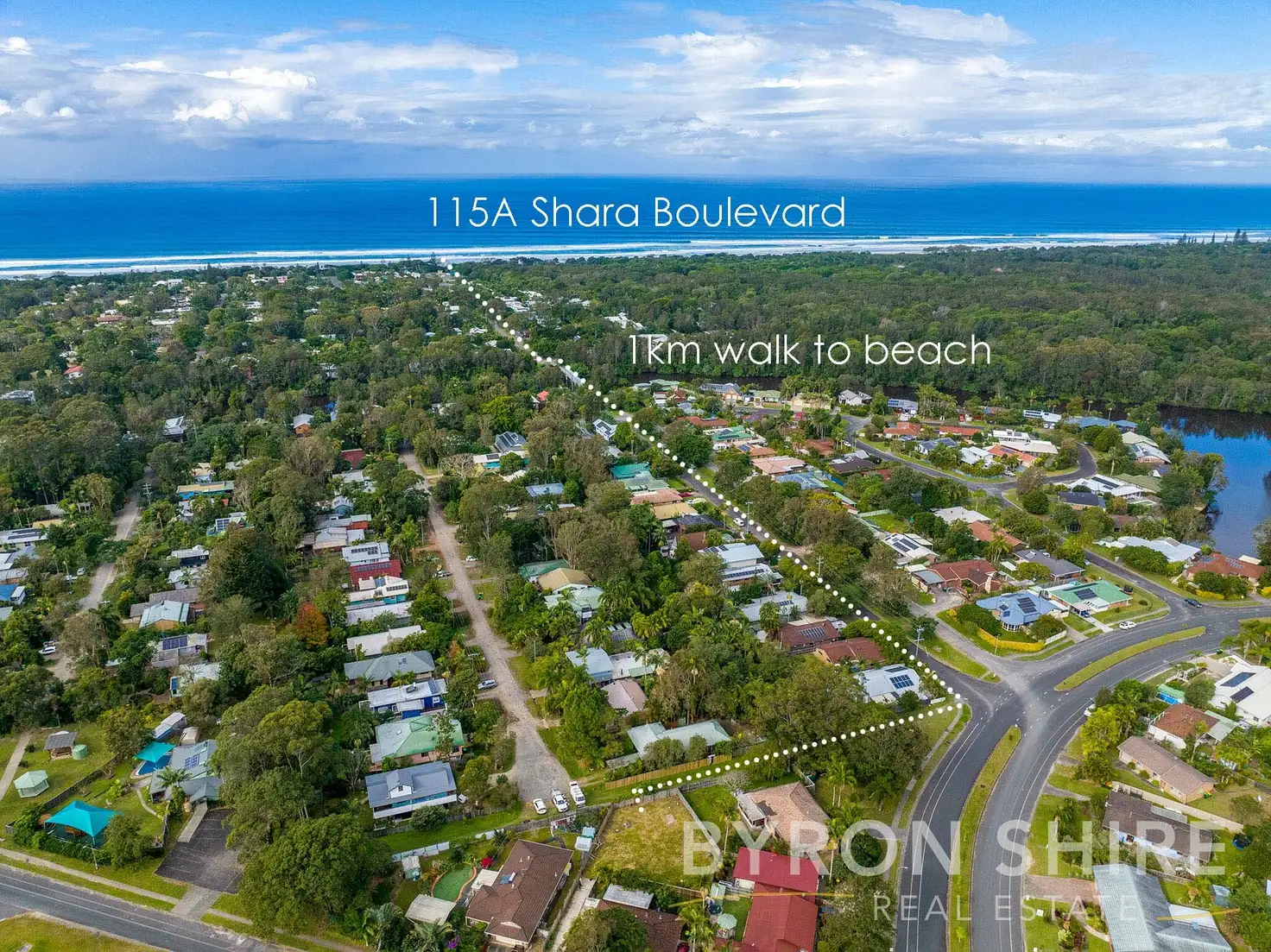 Main view of Homely land listing, 115A Shara Boulevard, Ocean Shores NSW 2483