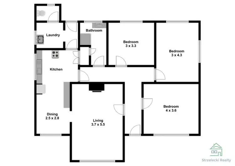 Third view of Homely house listing, 1 Brock St, Moe VIC 3825