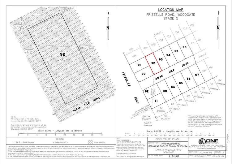 Main view of Homely land listing, Lot 92 Ocean View Drive, Woodgate QLD 4660