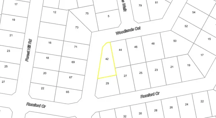 Main view of Homely land listing, 42 Woodlands Cct, Russell Island QLD 4184