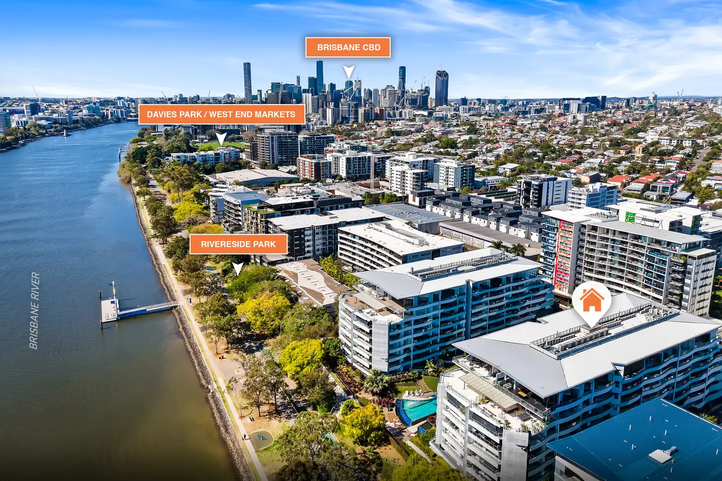Main view of Homely apartment listing, 1207/45 Duncan St, West End QLD 4101