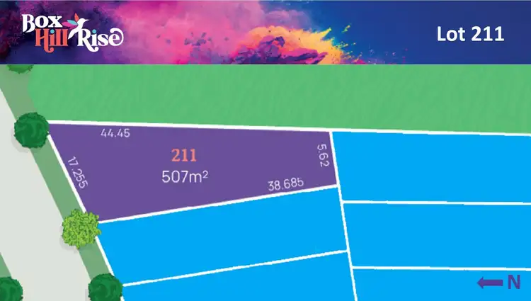 Second view of Homely land listing, Lot 211, 32-34 Mason Road, Box Hill NSW 2765
