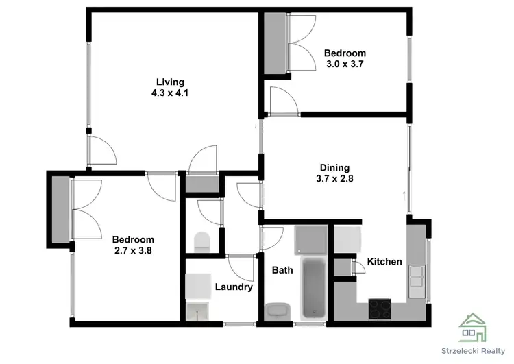 Second view of Homely unit listing, Unit 1/45 Dinwoodie Dr, Newborough VIC 3825