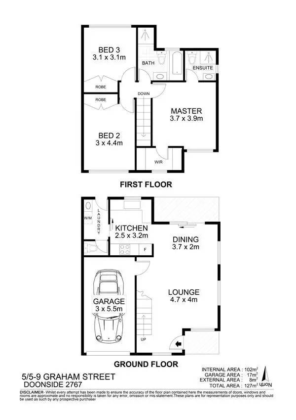 Third view of Homely townhouse listing, 5/7 Graham Street, Doonside NSW 2767