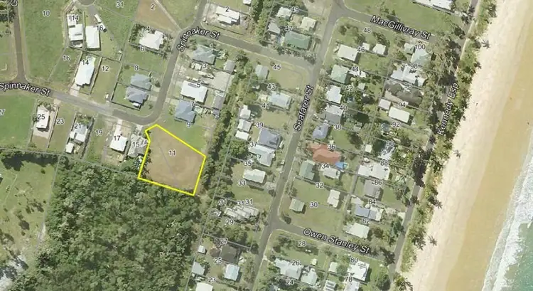 Main view of Homely land listing, 11 Spinnaker St, South Mission Beach QLD 4852