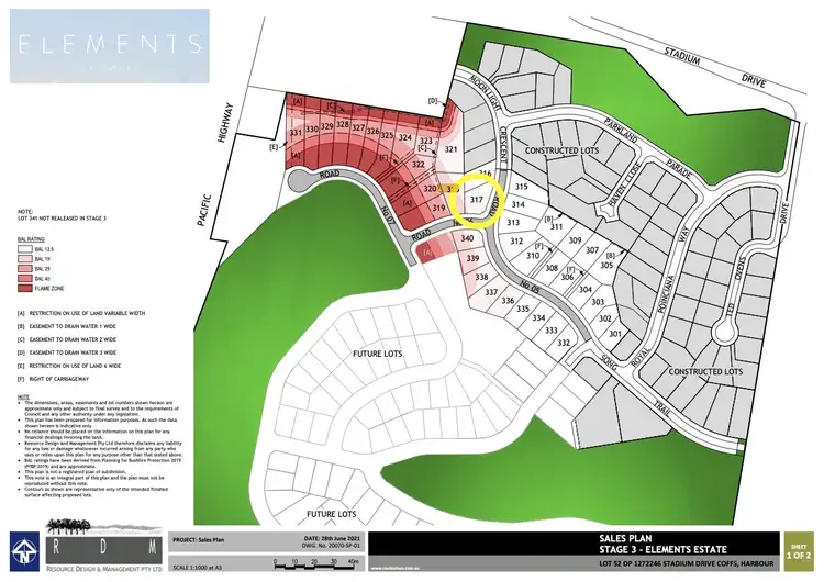 Fifth view of Homely land listing, Lot 317 Moonlight Cresent, Coffs Harbour NSW 2450