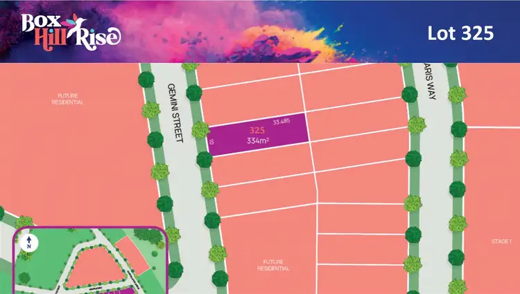 Second view of Homely land listing, Lot 325 , 32-34 Mason Road, Box Hill NSW 2765