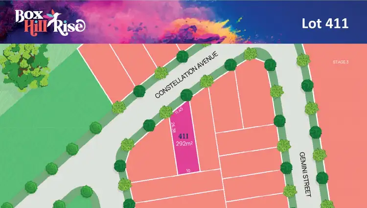 Second view of Homely land listing, Lot 411, 32-34 Mason Road, Box Hill NSW 2765
