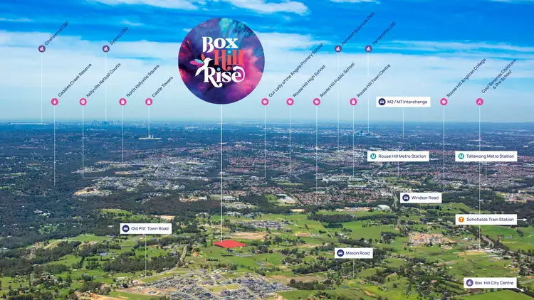 Third view of Homely land listing, Lot 411, 32-34 Mason Road, Box Hill NSW 2765