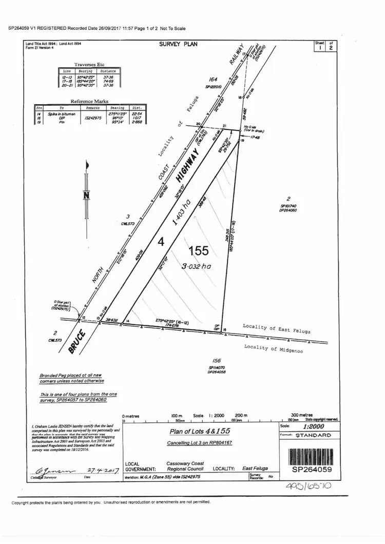 Fourth view of Homely land listing, Lot 155 Bruce Highway, Feluga QLD 4854