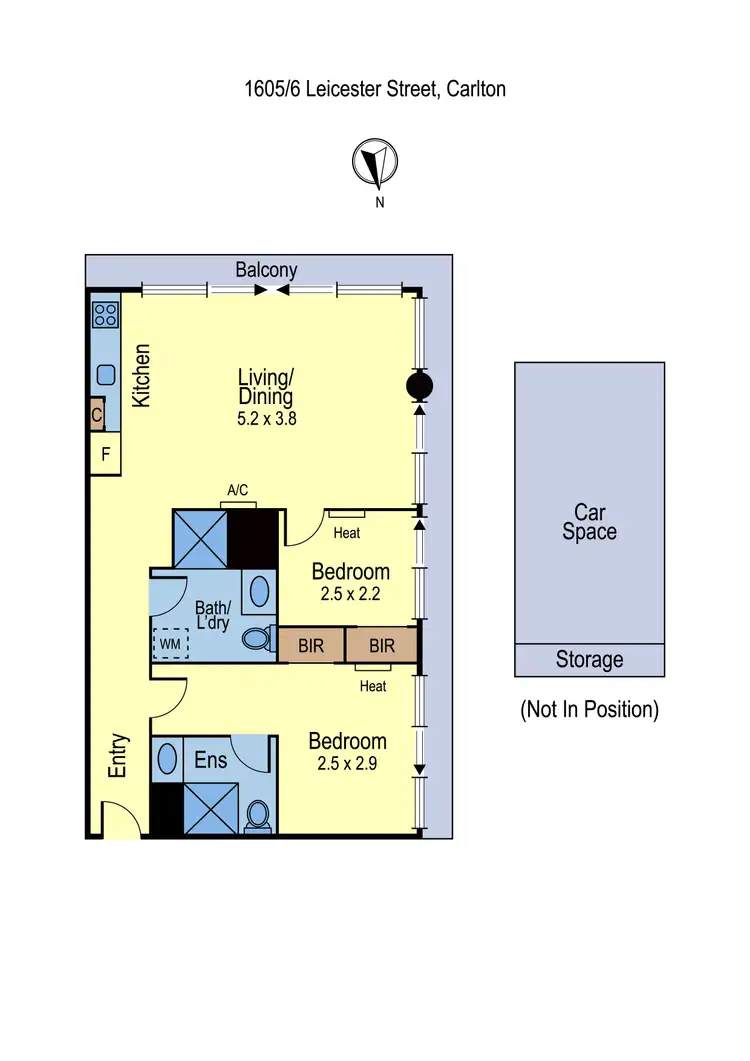 Seventh view of Homely apartment listing, 1605/6 Leicester Street, Carlton VIC 3053