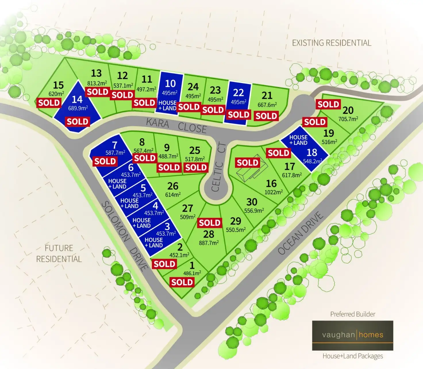Main view of Homely land listing, 1401 Ocean Drive, Lake Cathie NSW 2445