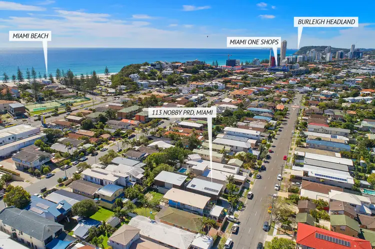 Main view of Homely semi-detached listing, 113 Nobby Parade, Miami QLD 4220
