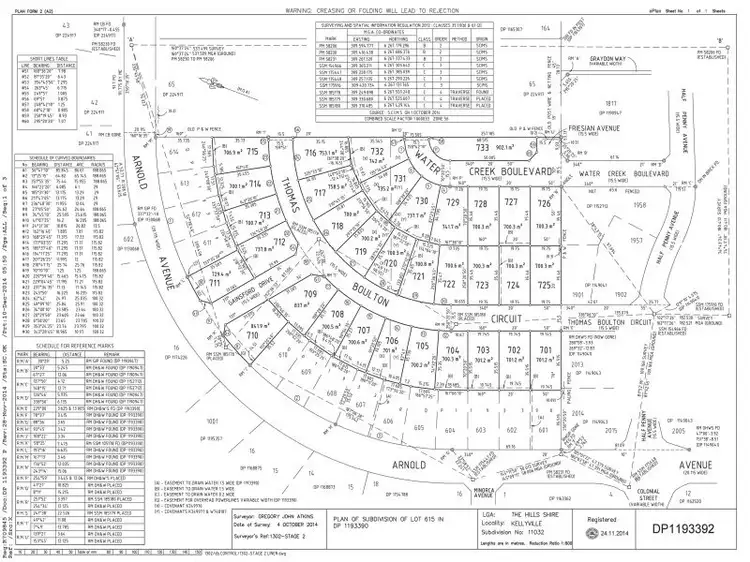 Fifth view of Homely land listing, 1 Water Creek Boulevard, Kellyville NSW 2155