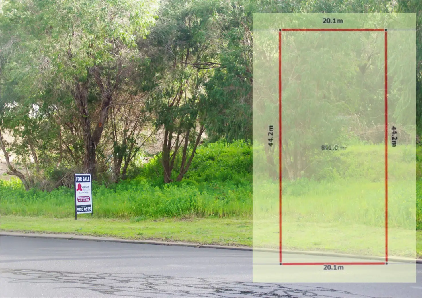 Main view of Homely land listing, 40 Binningup Road, Binningup WA 6233