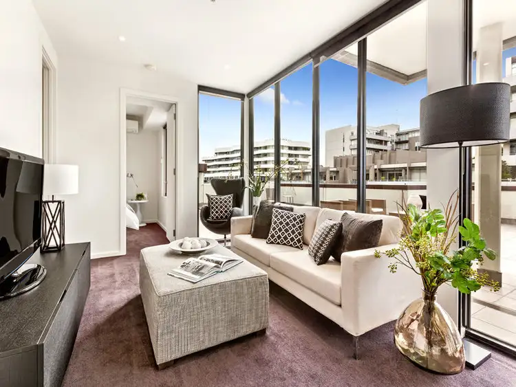 Fourth view of Homely apartment listing, B410/55 Bay Street, Port Melbourne VIC 3207
