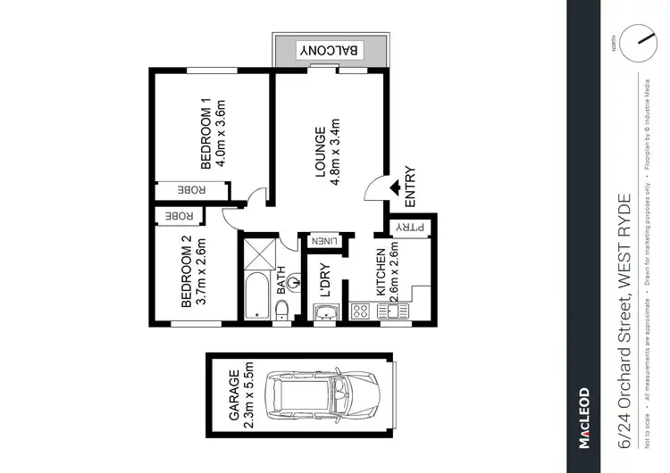 Seventh view of Homely apartment listing, 6/24 Orchard Street, West Ryde NSW 2114