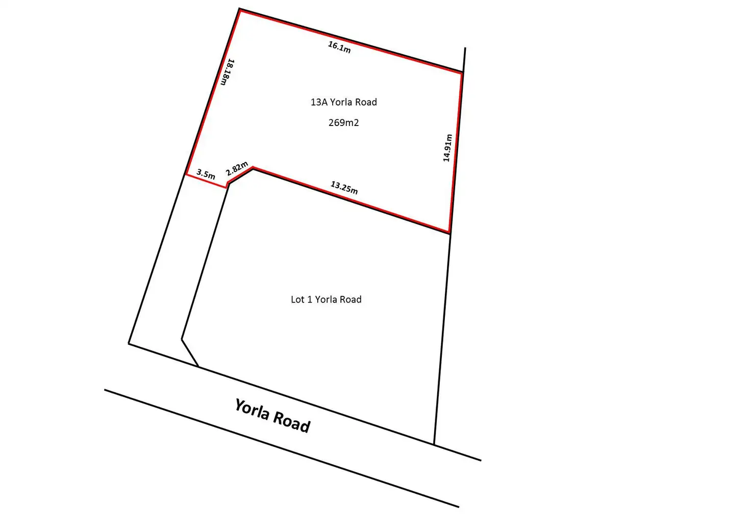 Main view of Homely land listing, 13A Yorla Road, Carey Park WA 6230
