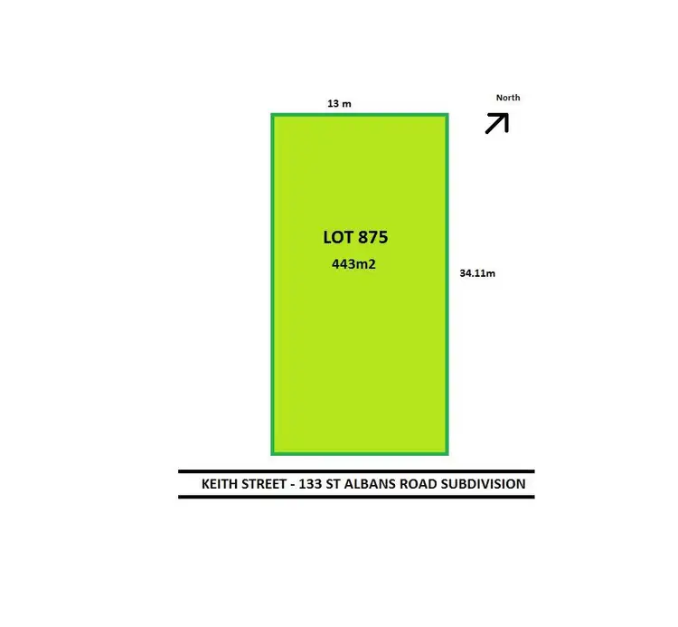 Main view of Homely land listing, Lot 875 133 St Albans Road, Schofields NSW 2762
