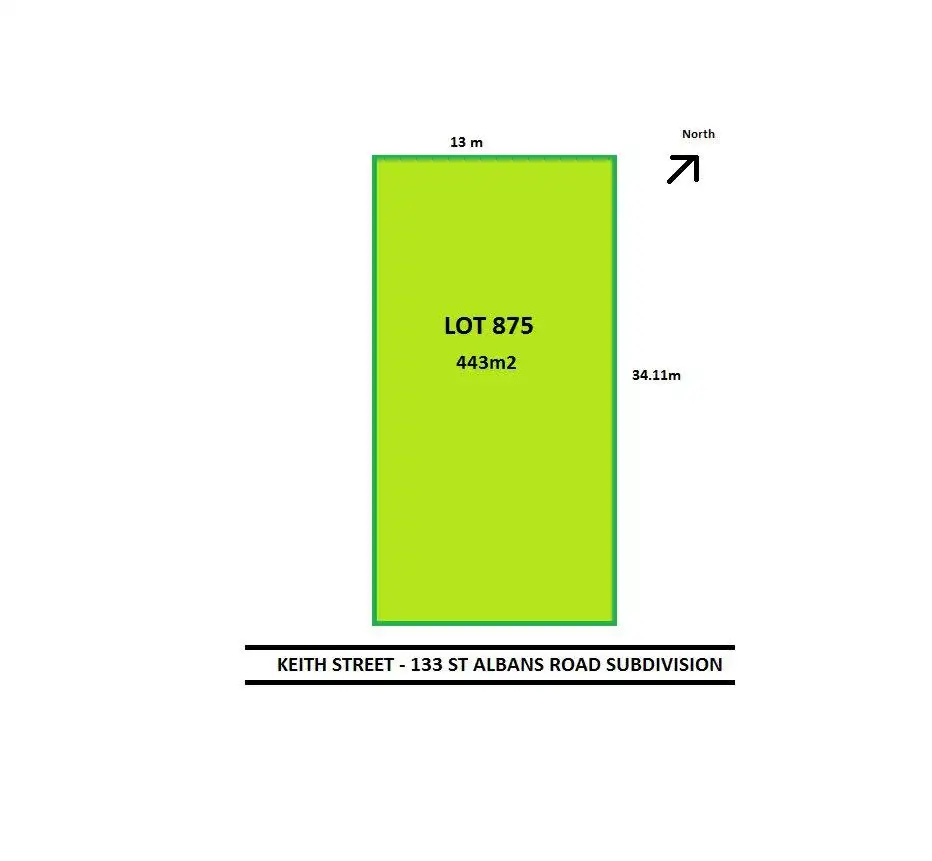 Main view of Homely land listing, Lot 875 133 St Albans Road, Schofields NSW 2762