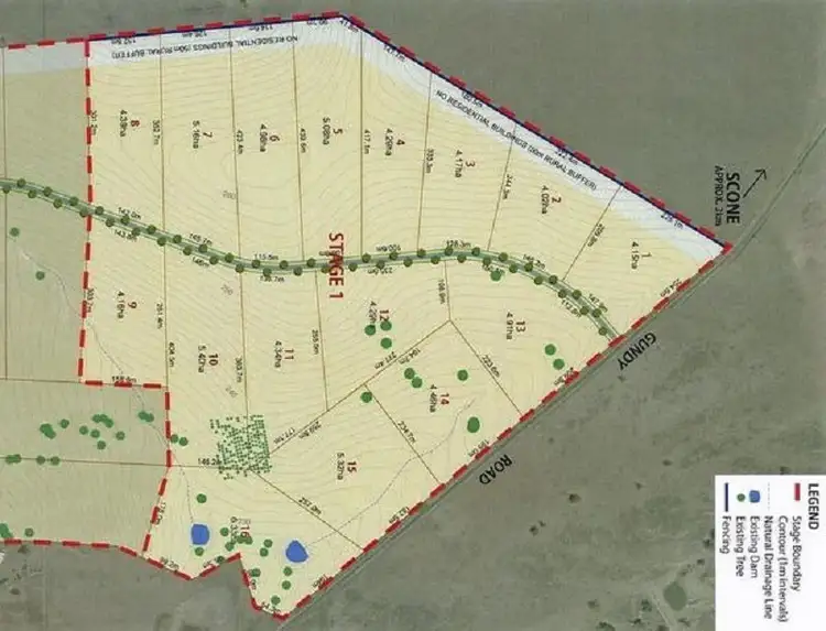 Third view of Homely land listing, Lot 1-16 Gundy Road, Scone NSW 2337