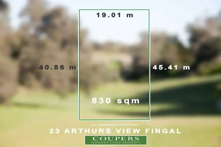 Third view of Homely land listing, 23 Arthurs View, Fingal VIC 3939