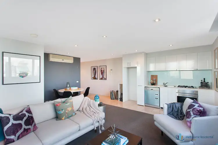 Second view of Homely apartment listing, 2607/8 Downie Street, Melbourne VIC 3000