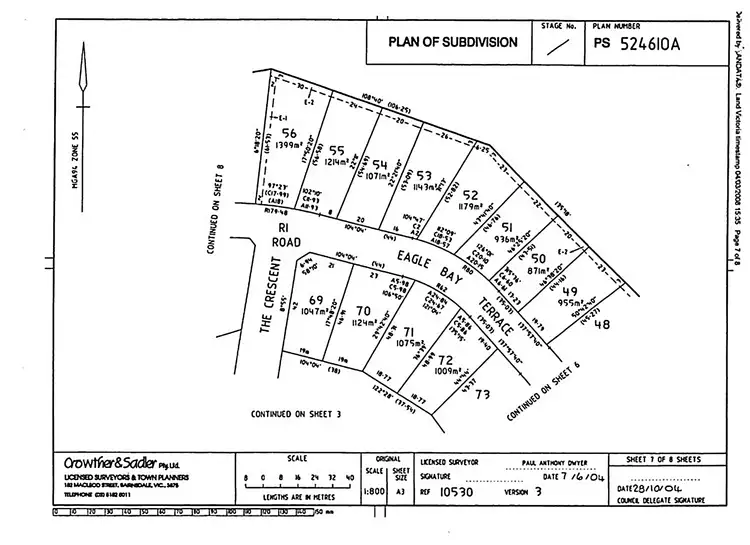 Third view of Homely land listing, 36 Eagle Bay Tce, Eagle Point VIC 3878