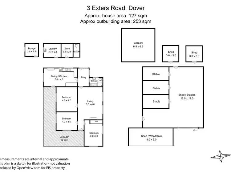 Second view of Homely house listing, 3 Exters Rd, Dover TAS 7117