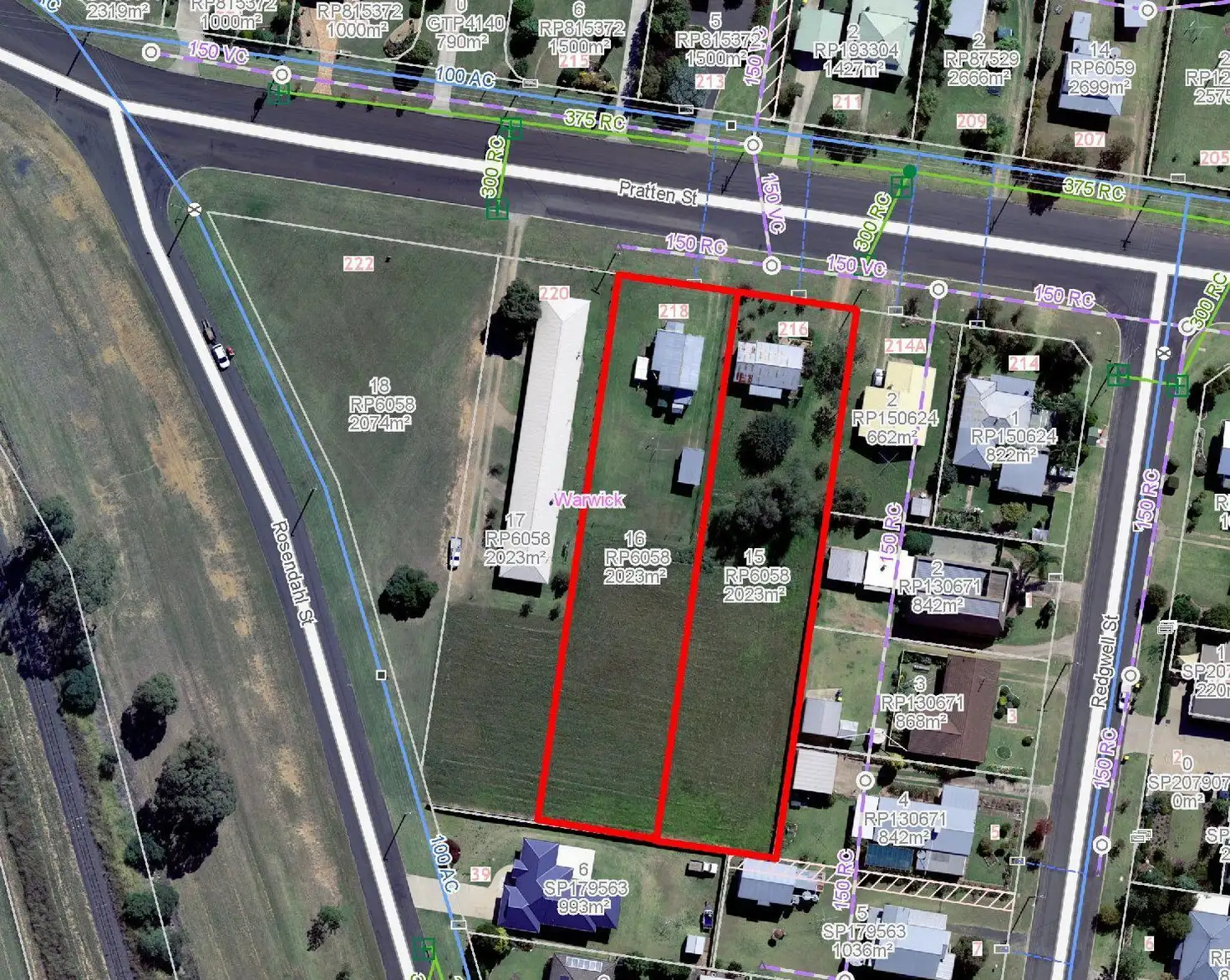 Main view of Homely house listing, 216 & 218 Pratten Street, Warwick QLD 4370