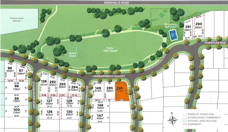 Main view of Homely land listing, Lot 296 Hammersmith Circuit, Traralgon VIC 3844