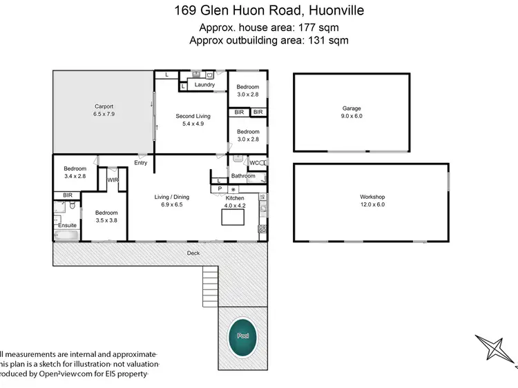 Second view of Homely house listing, 169 Glen Huon Rd, Huonville TAS 7109