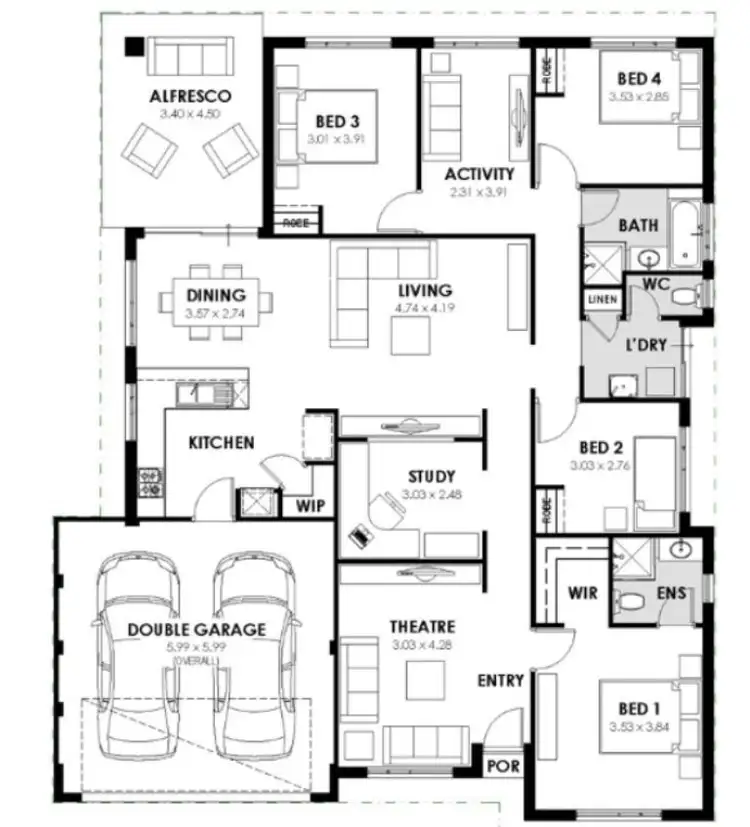 Second view of Homely house listing, 26 Cosmia Grove, Jindalee WA 6036
