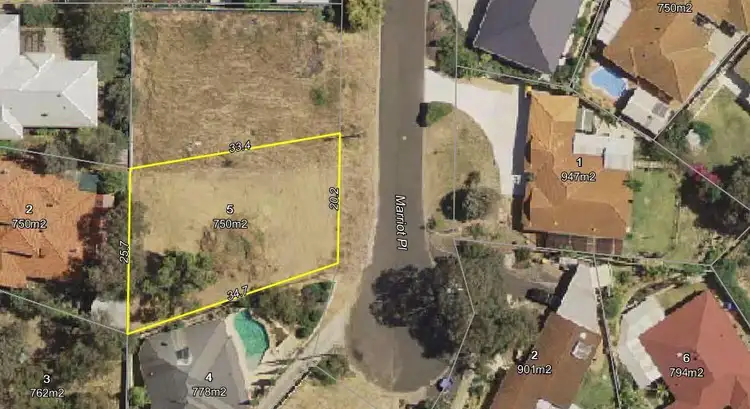 Third view of Homely land listing, 5 Marriot Place, Australind WA 6233