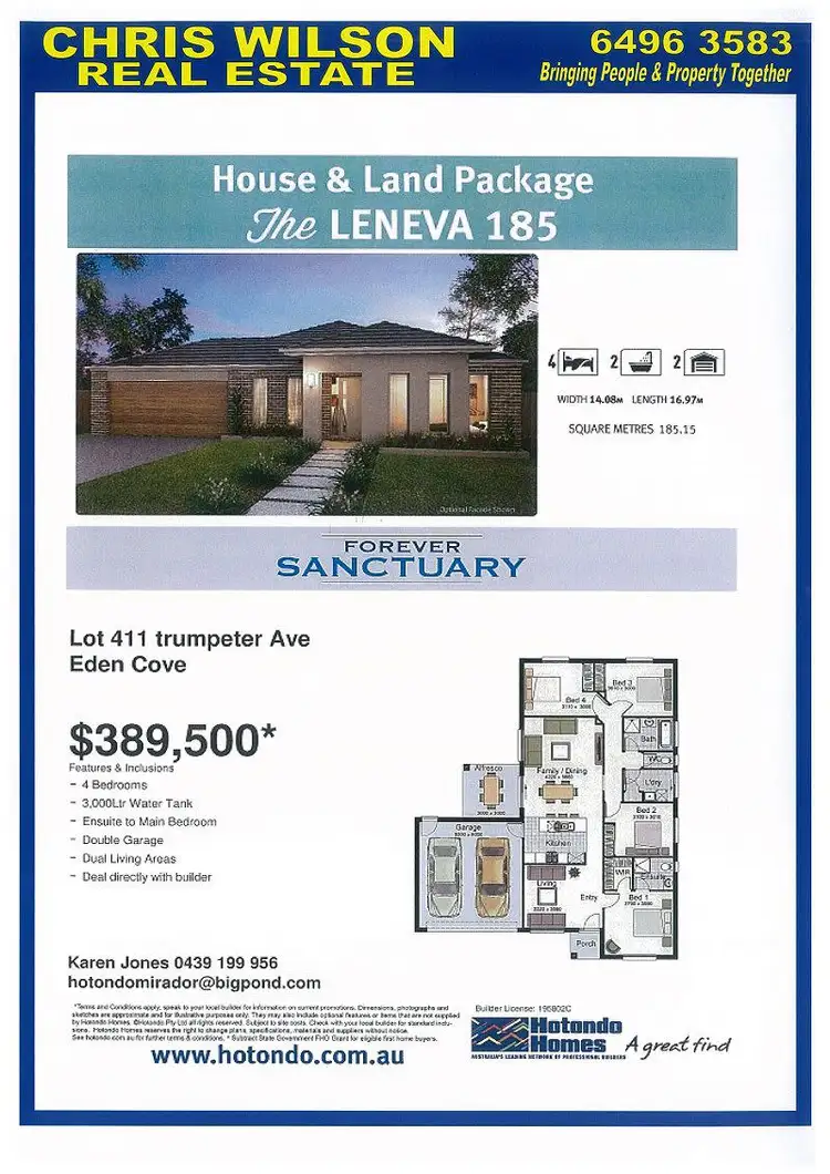 Fifth view of Homely land listing, Lot 411 Trumpeter Avenue, Eden NSW 2551