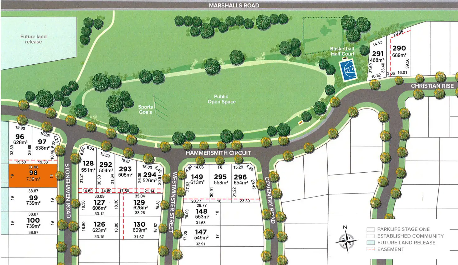 Main view of Homely land listing, Lot 98 Stonehaven Road, Traralgon VIC 3844