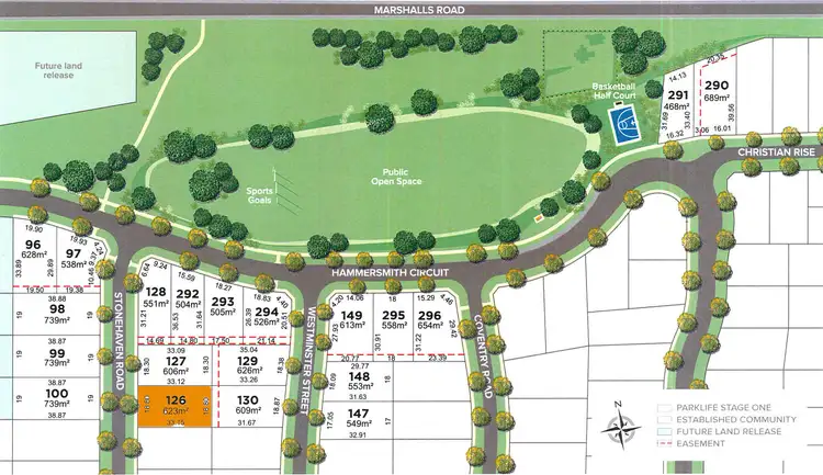 Main view of Homely land listing, Lot 126 Stonehaven Road, Traralgon VIC 3844