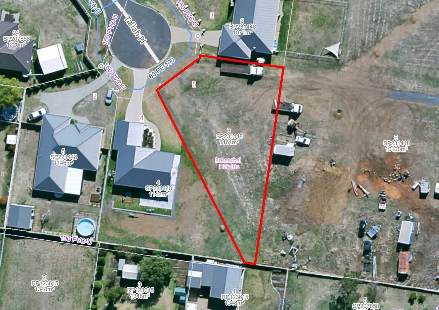 Main view of Homely land listing, 5 Taliah Place, Rosenthal Heights QLD 4370