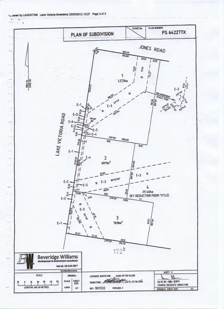 Fifth view of Homely land listing, 1/245 Lake Victoria Rd, Eagle Point VIC 3878