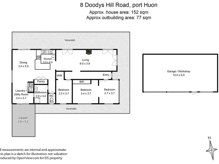 Second view of Homely house listing, 8 Doodys Hill Rd, Port Huon TAS 7116