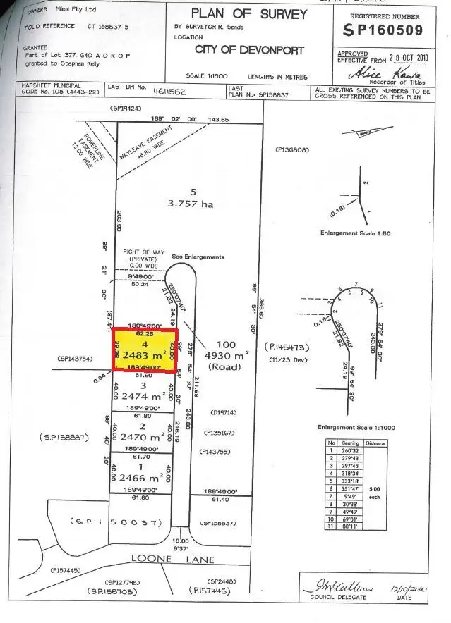 Main view of Homely land listing, Address available on request