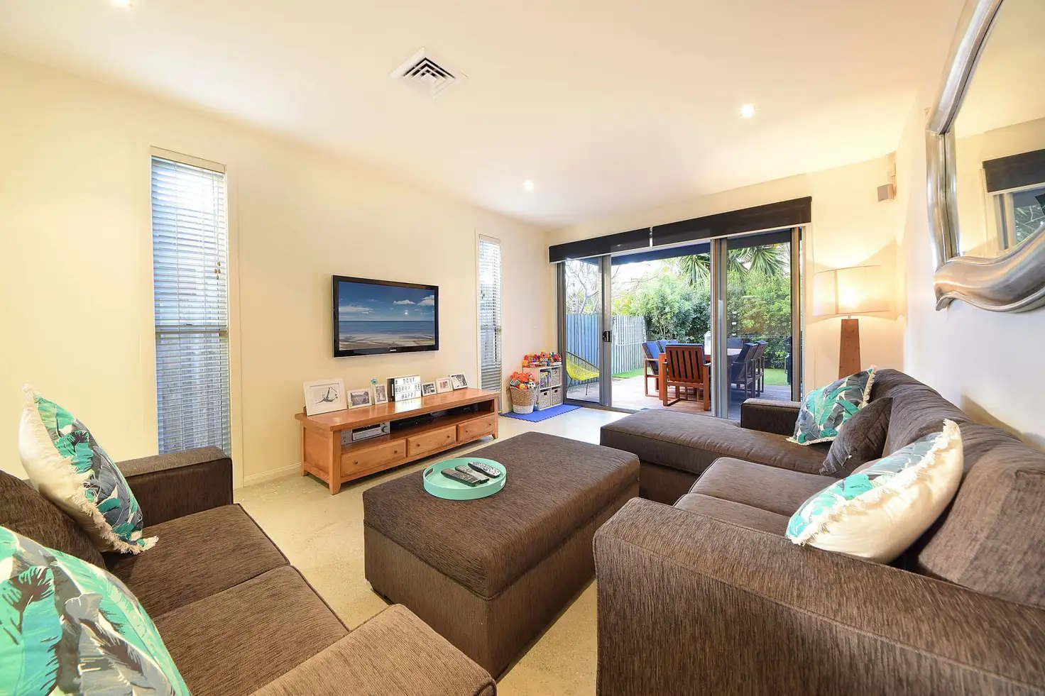 Main view of Homely semi-detached listing, 1/21 Chainey Avenue, Miami QLD 4220
